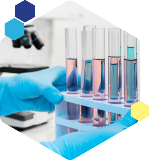 Medicos con tubo de ensayo